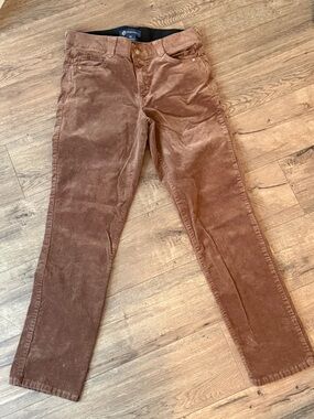 Democracy Straight Leg Corduroy Pants in Brown size 10